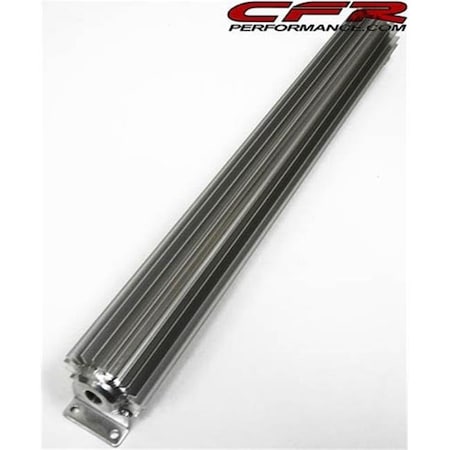 Cfr Performance CFR HZ-0052-1 18 in. Finned Aluminum Dual Line Transmission Cooler - Chevy & Ford, Mopar HZ-0053